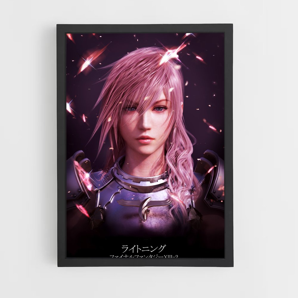 Poster Retour de Lightning – affiche Final Fantasy (vue 2)